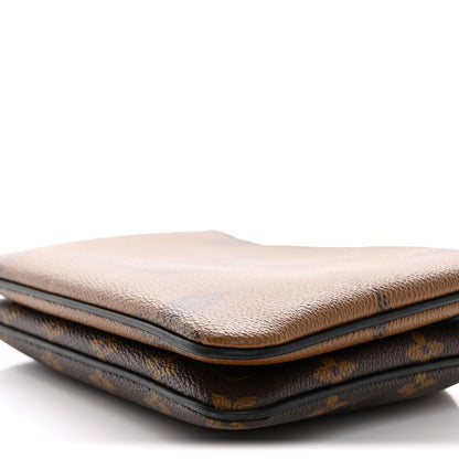 Louis Vuitton Reverse Monogram Giant Double Zip Pochette 9 of 18