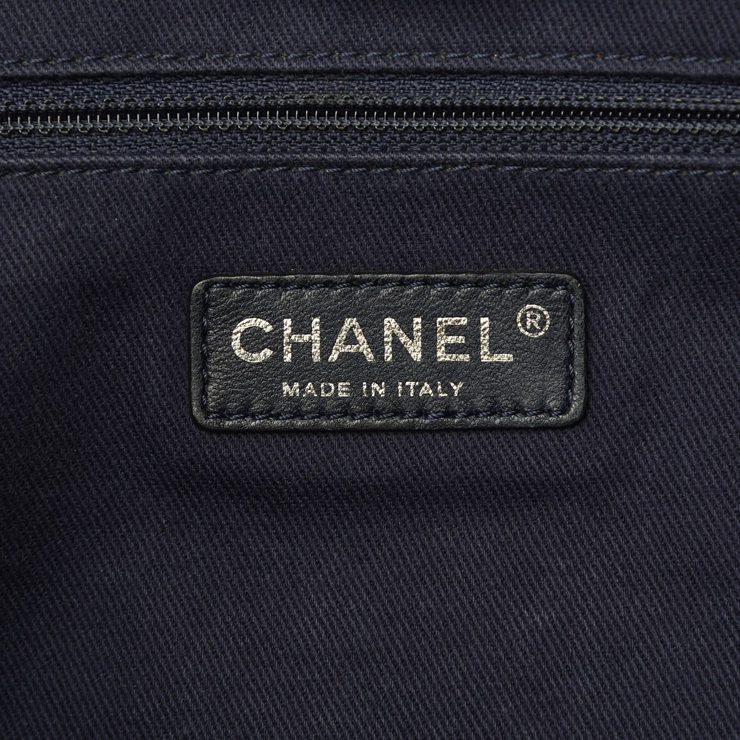 Canvas Small Deauville Tote Denim Blue