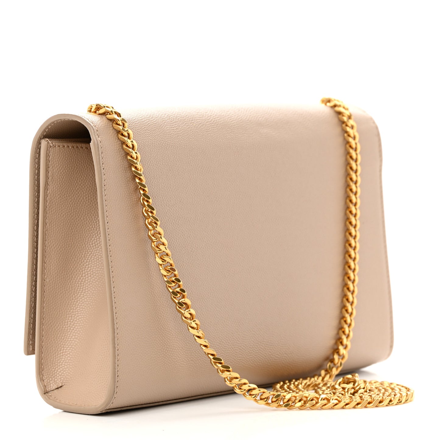 Grain De Poudre Medium Monogram Kate Satchel Dark Beige