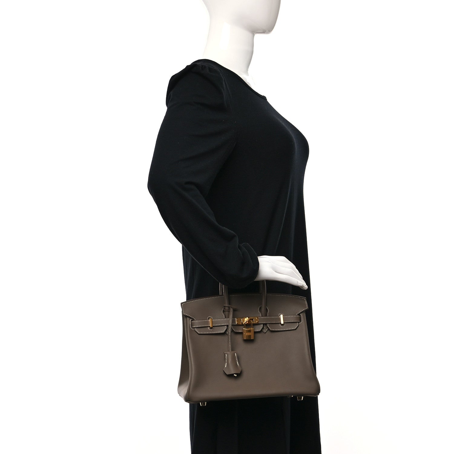 Hermes Swift Birkin 25 Etoupe 2 of 14