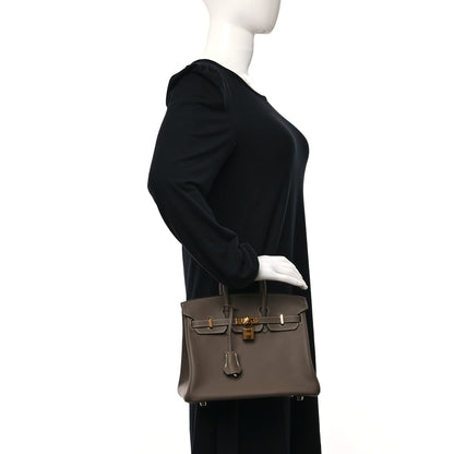 Hermes Swift Birkin 25 Etoupe 2 of 14