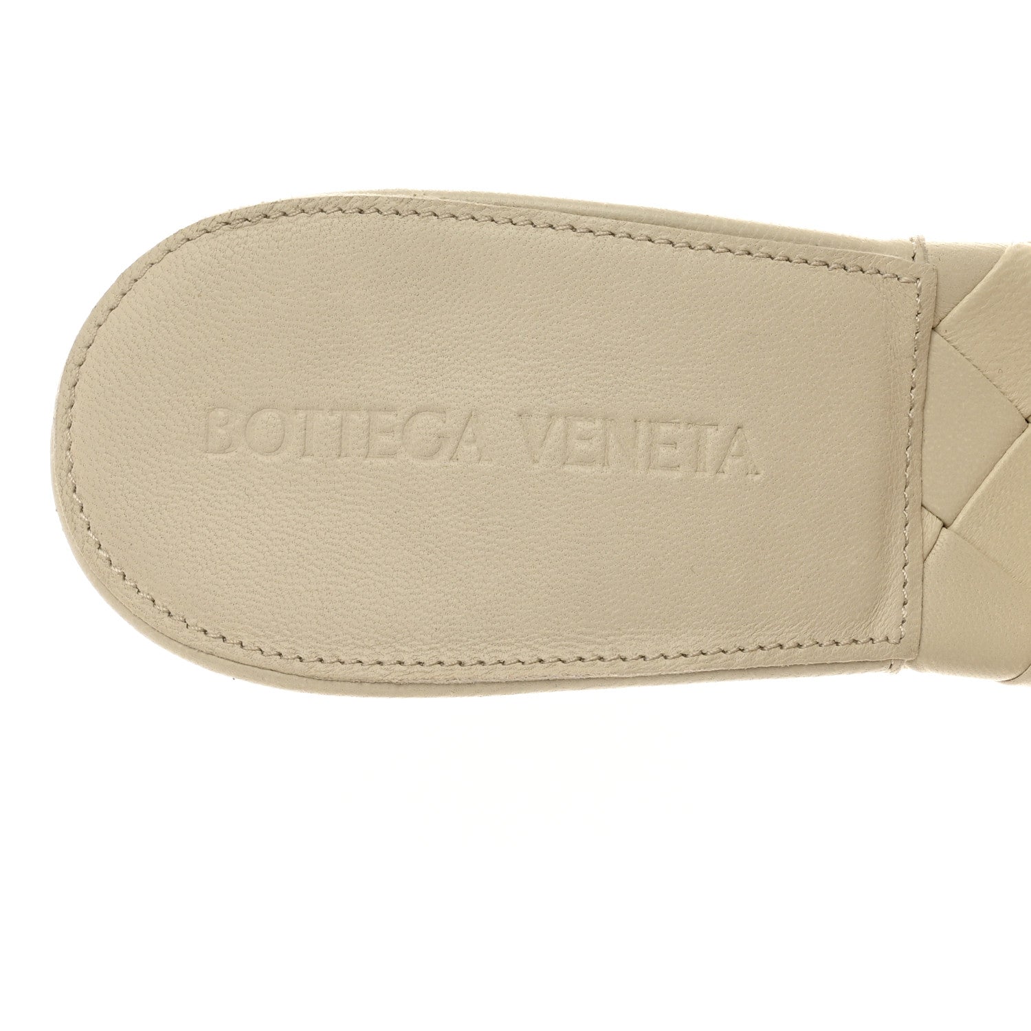 Bottega Veneta Nappa Maxi Intrecciato Lido Mule Sandals 37.5 Wax 6 of 6