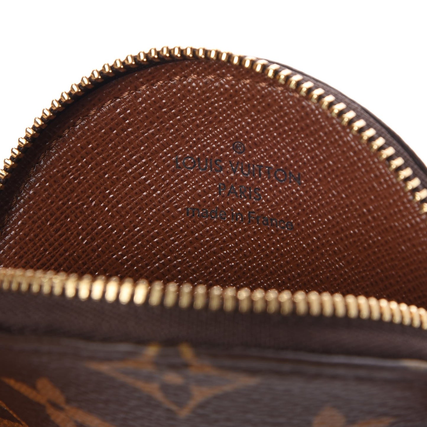 Monogram Round Coin Purse