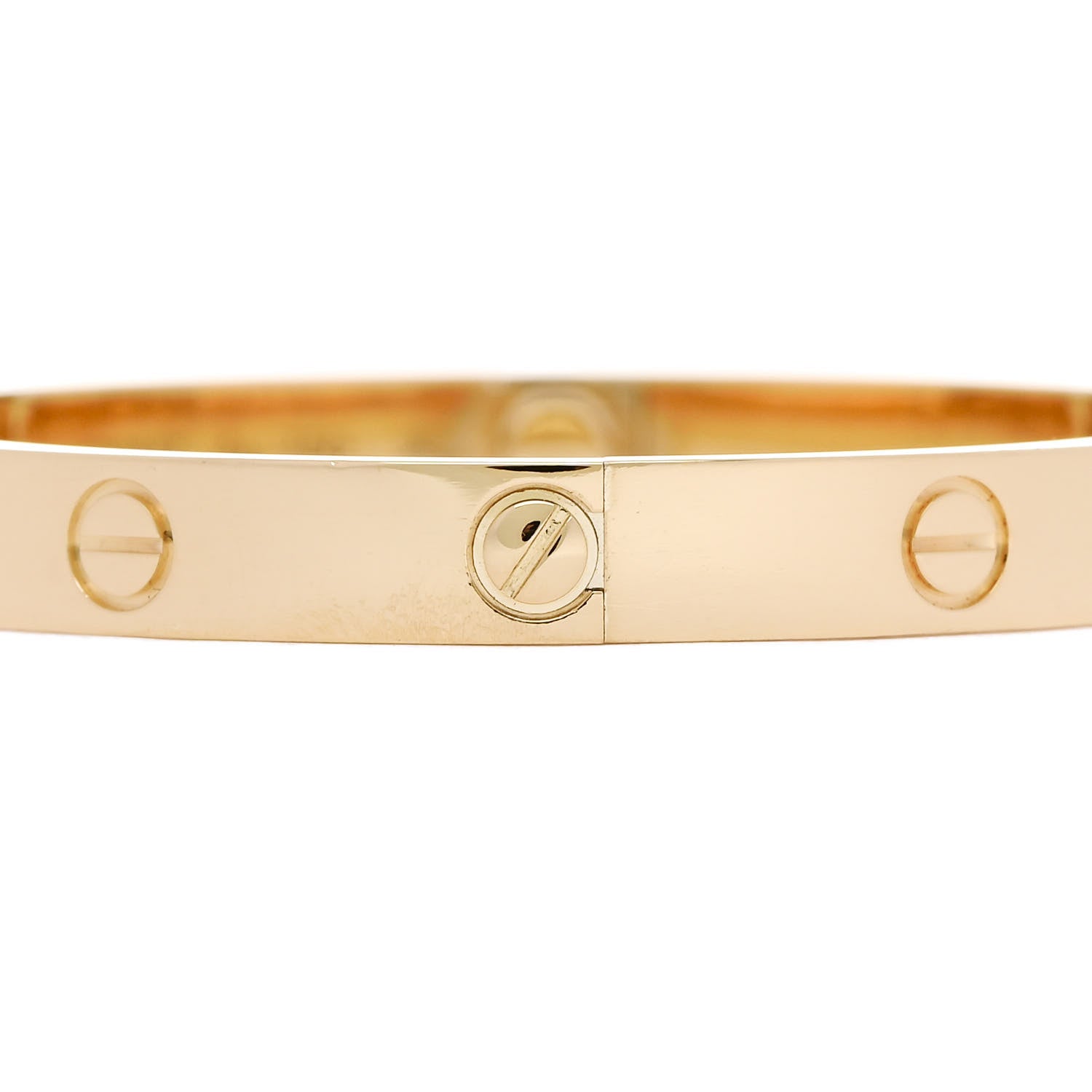 Cartier 18K Yellow Gold LOVE Bracelet 17 5 of 9