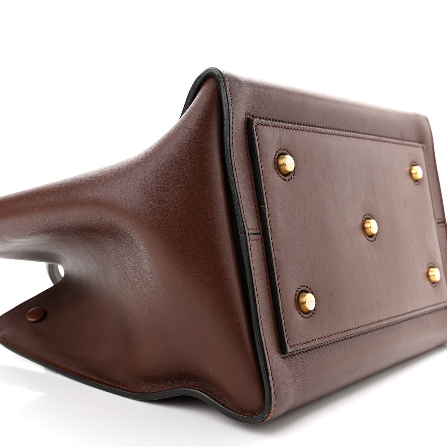 Natural Calfskin Medium Tie Knot Tote Acajou