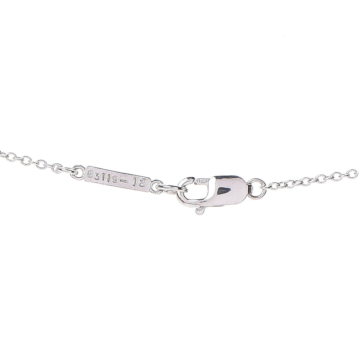 Platinum Diamond Symbols Cross Pendant Necklace