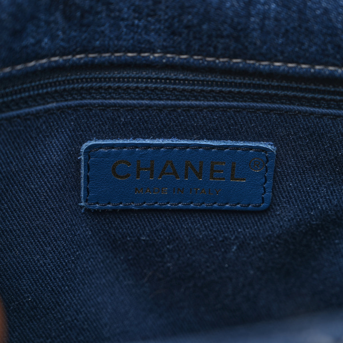 Chanel Denim Quilted Medium Denim Trip Single Flap Blue 6 of 10