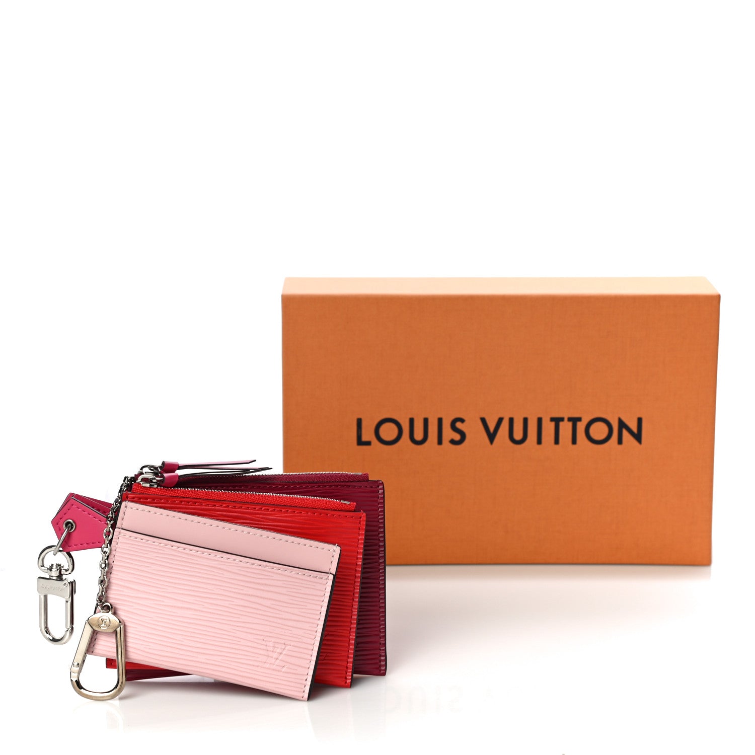 Louis Vuitton Epi Trio Card Case Wallet Rose Ballerine Rouge Fuchsia 12 of 12