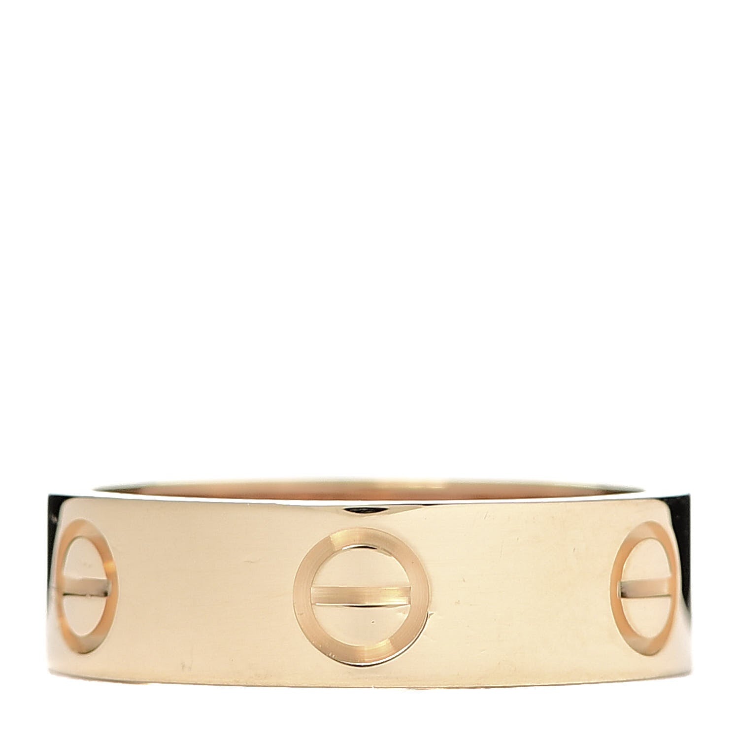 Cartier 18K Yellow Gold 5.5mm LOVE Ring 53 6.25 1 of 5