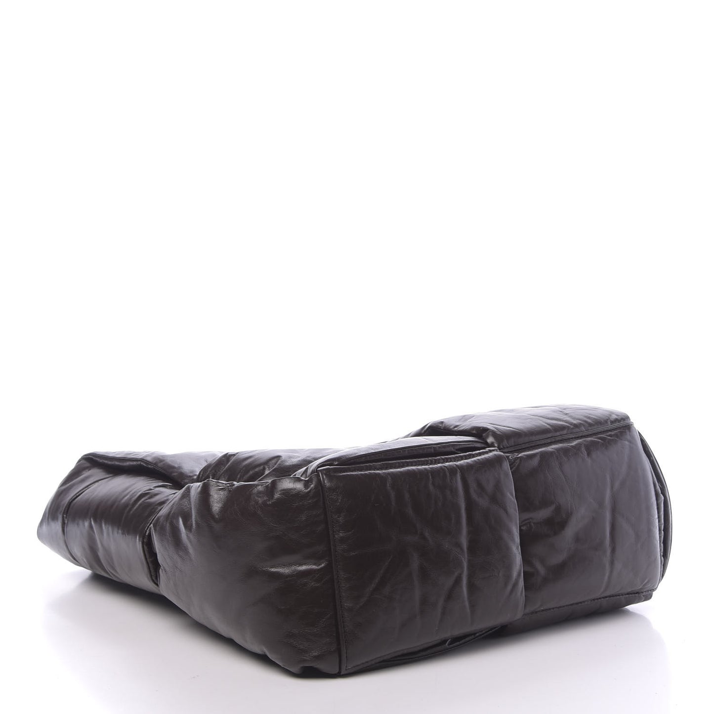 Calfskin Maxi Intrecciato Puffy Chain Tote Bag Fondente