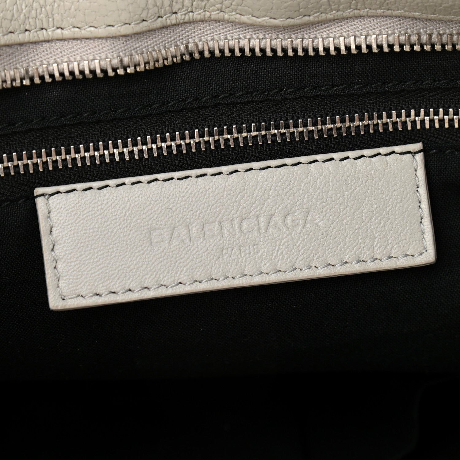 Balenciaga Chevre Silver Metallic Edge Hardware City Gris Glace 6 of 10