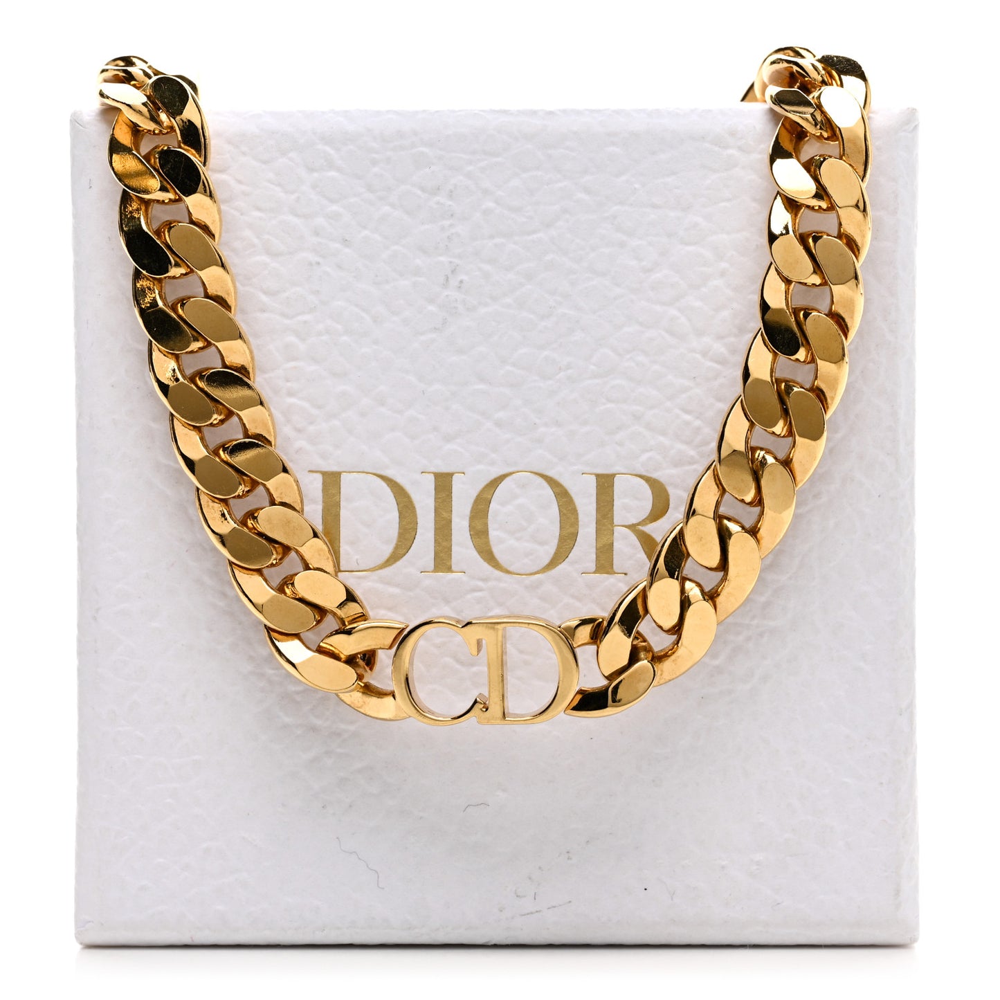 Metal Danseuse Etoile Chain Choker Necklace Gold