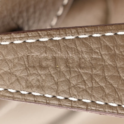 Hermes Taurillon Clemence Lindy 26 Etoupe 7 of 10