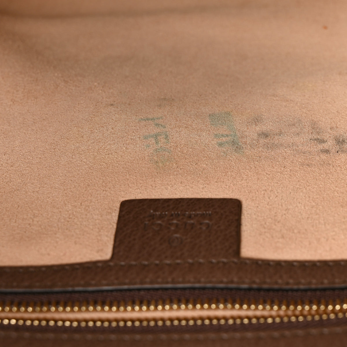 GG Supreme Monogram Textured Calfskin Web Medium Ophidia Shopping Tote Beige Ebony New Acero
