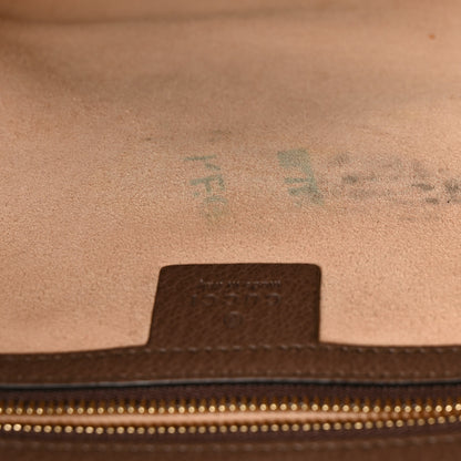 Gucci GG Supreme Monogram Textured Calfskin Web Medium Ophidia Shopping Tote Beige Ebony New Acero 11 of 12