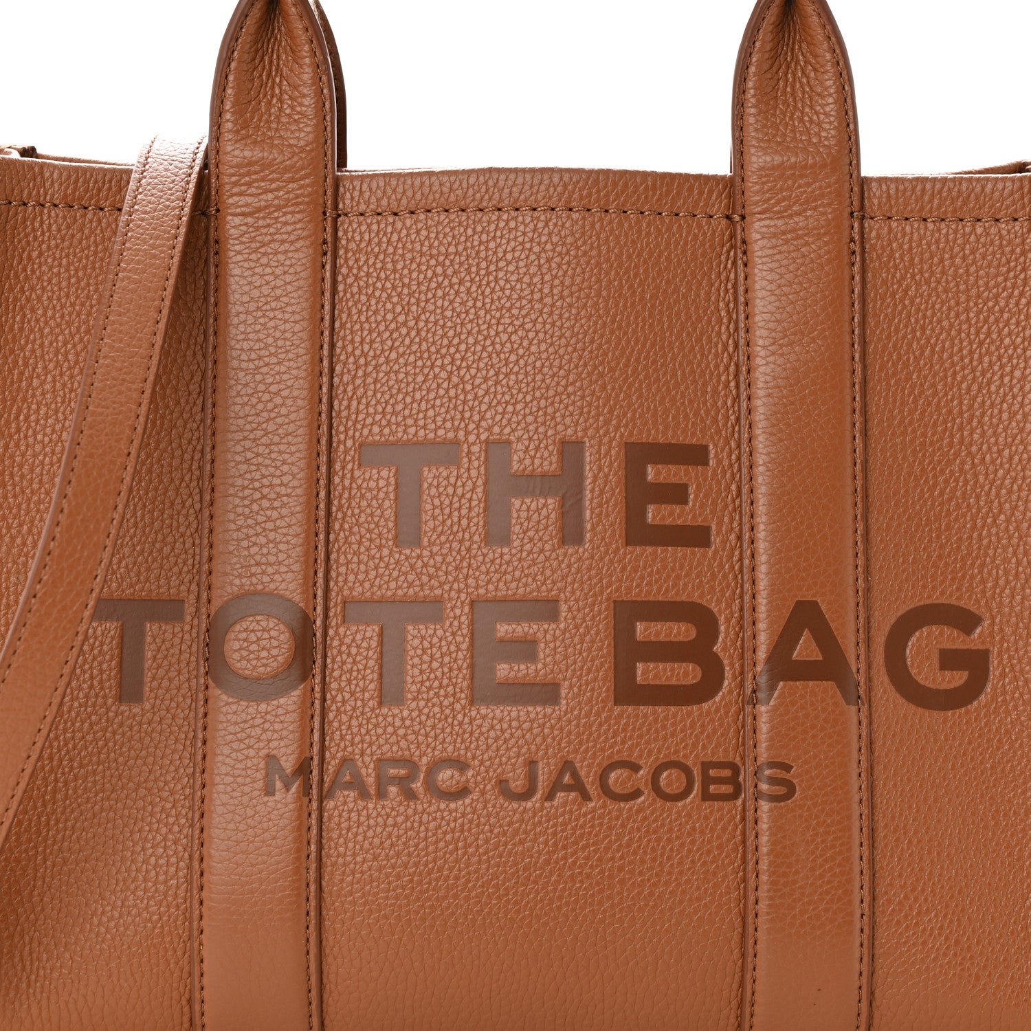 Marc Jacobs Grained Calfskin Medium The Tote Bag Argan Oil 10 of 17
