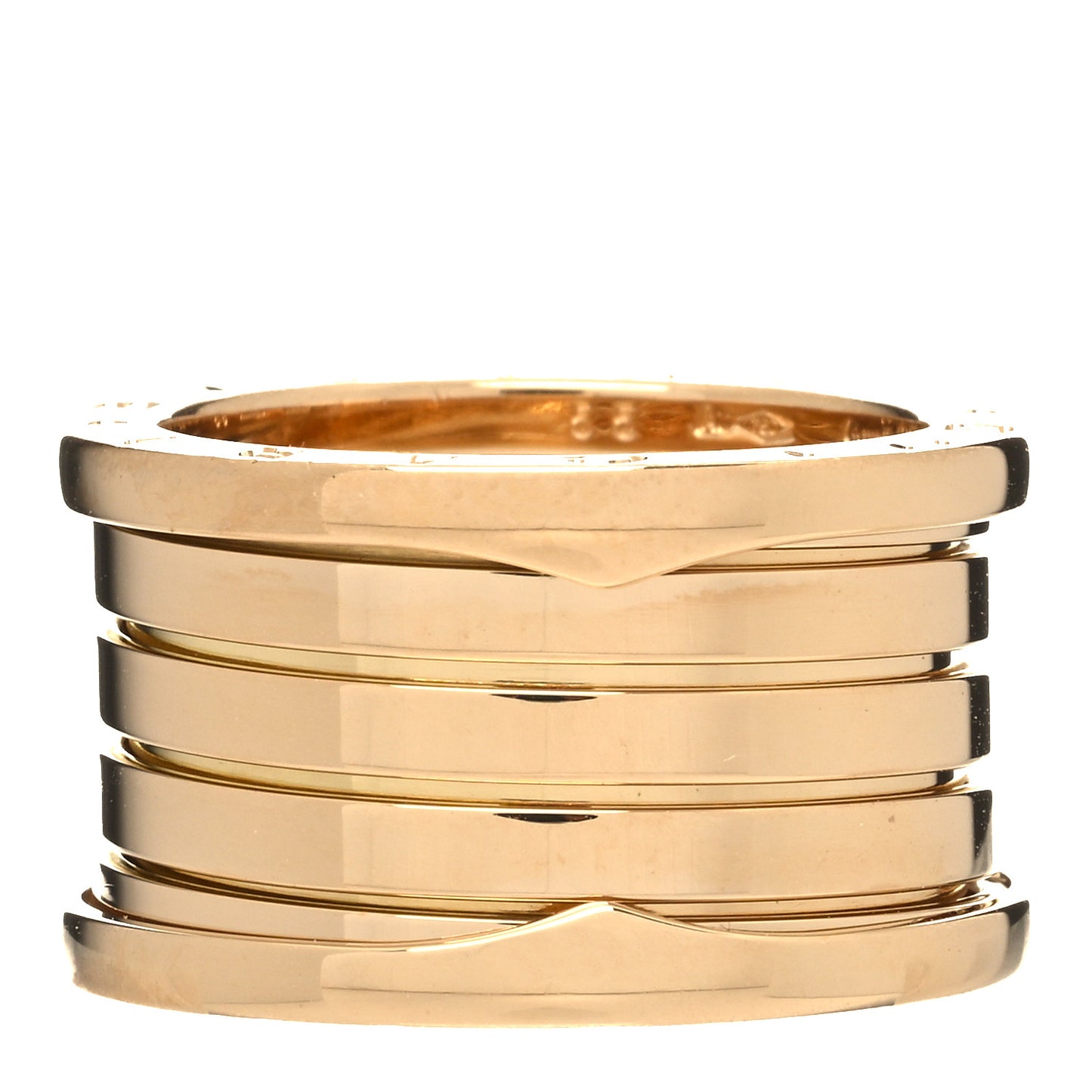 18K Yellow Gold B.Zero1 Five-Band Anniversary Ring 55 7.25