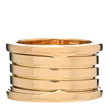 Bulgari 18K Yellow Gold B.Zero1 Five-Band Anniversary Ring 55 7.25 3 of 5
