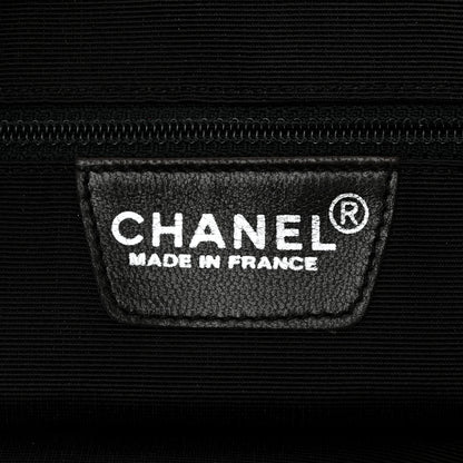 Chanel Canvas Patent Large Fringe Tote Pink 6 of 10