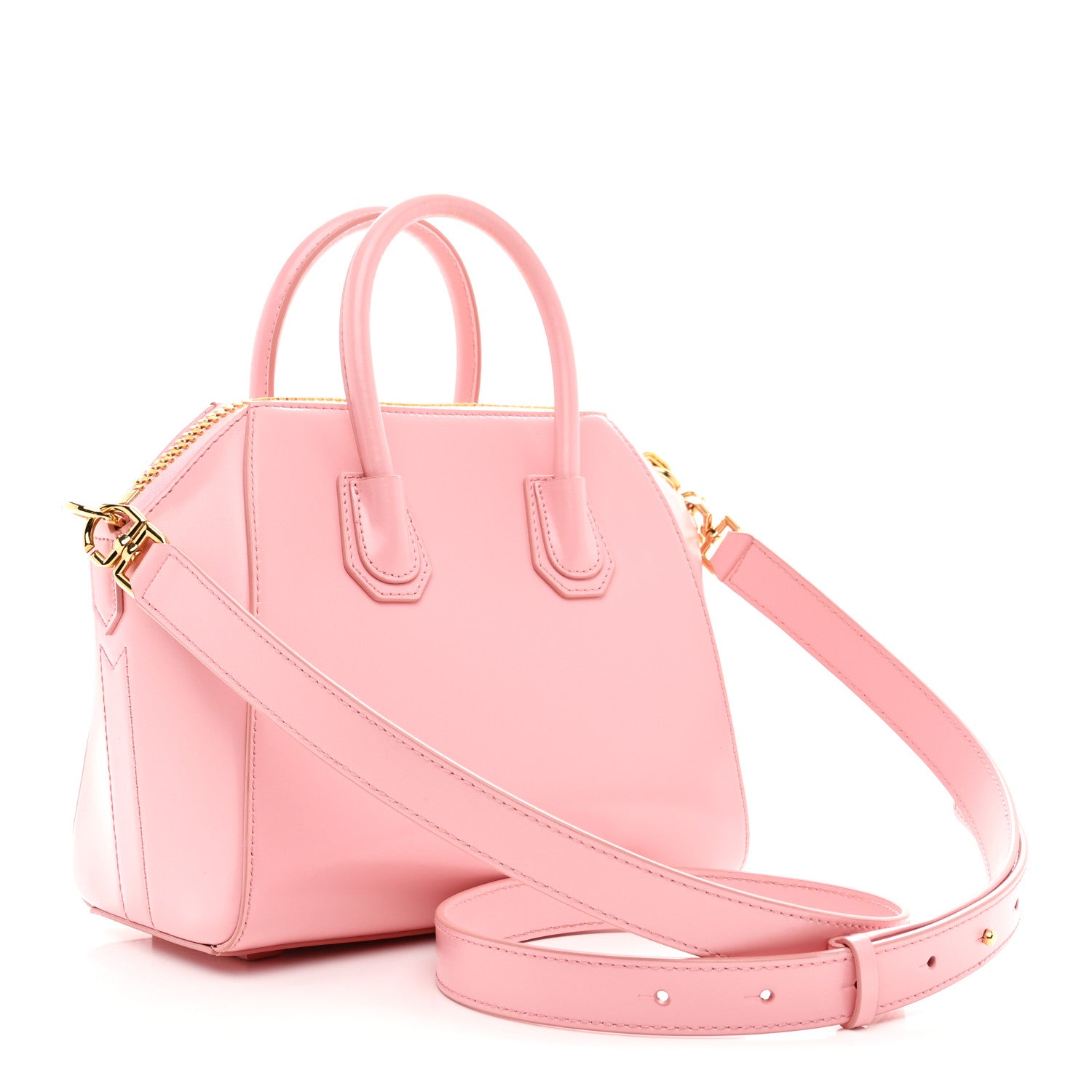 Givenchy Shiny Lord Calfskin Mini Antigona Flamingo 3 of 10