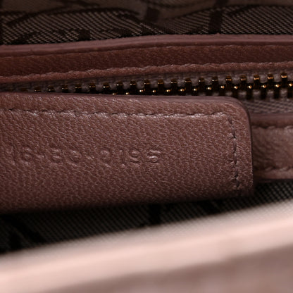 Christian Dior Pearly Lambskin Cannage Medium Lady Dior Lotus 7 of 13
