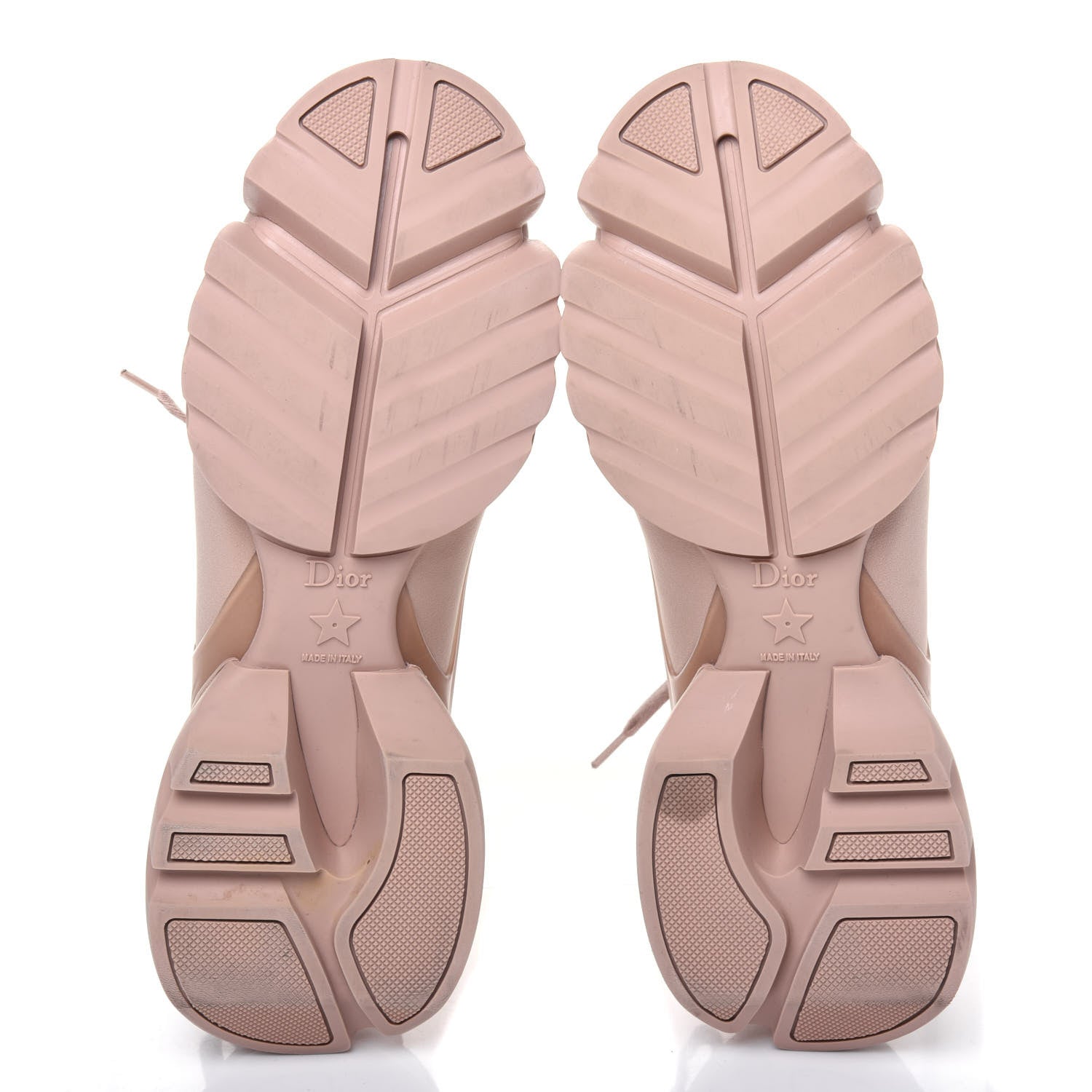 Christian Dior Neoprene Rubber Womens D-Connect Sneakers 36 Nude 5 of 12