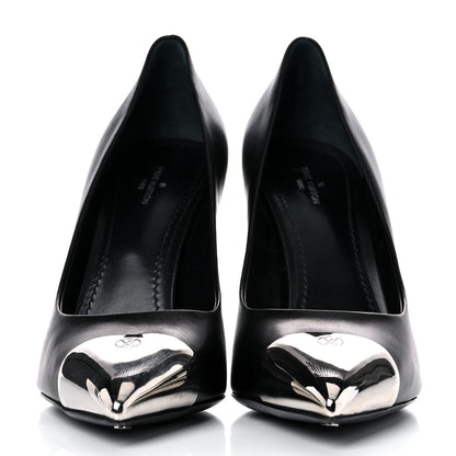 Louis Vuitton Calfskin Urban Twist Pumps 40 Black 2 of 16