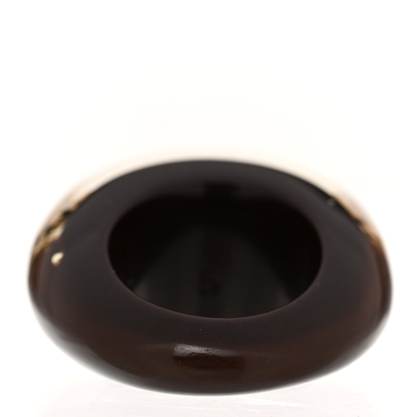 Resin Swarovski Crystal Inclusion Ring S 49/5 Brown