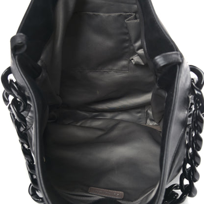 Chanel Calfskin Modern Chain Rhodoid Hobo Black 5 of 11