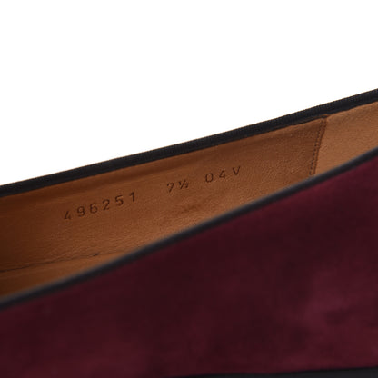 Gucci Suede Dragon Embroidered Mens Loafers 7.5 New Vineya 9 of 13