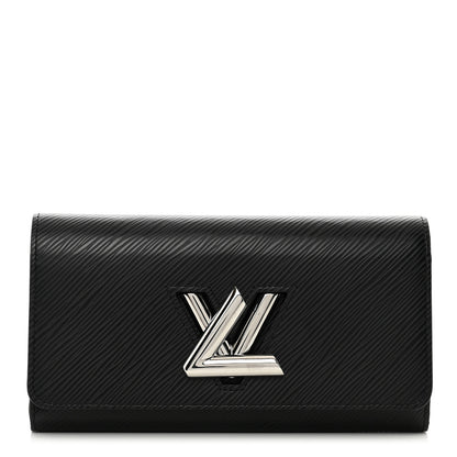 Louis Vuitton Epi Twist Wallet Black 1 of 7