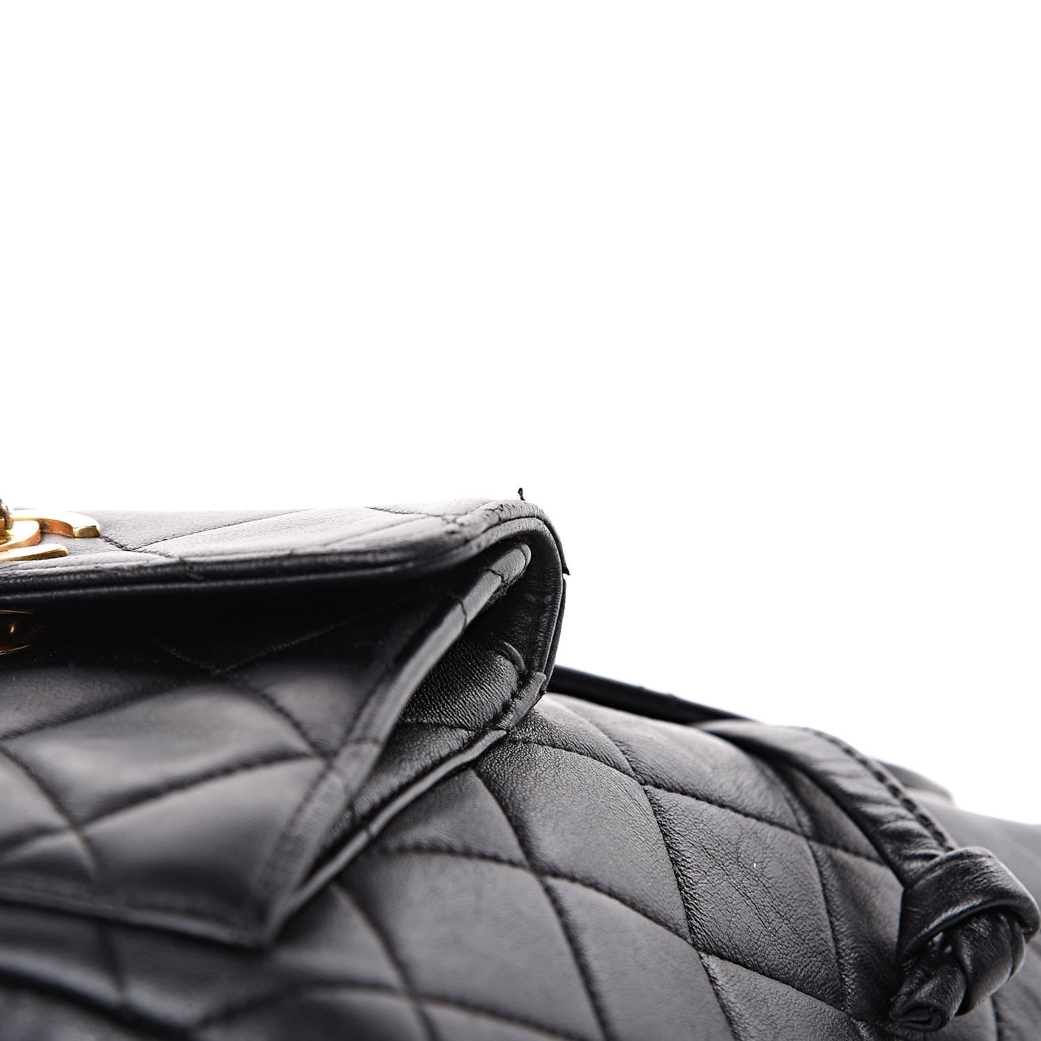 Chanel Lambskin Quilted CC Chain Backpack Black 13 of 13