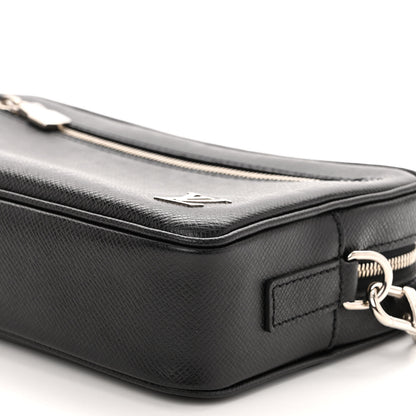 Louis Vuitton Taiga Pochette Kasai Black 9 of 10