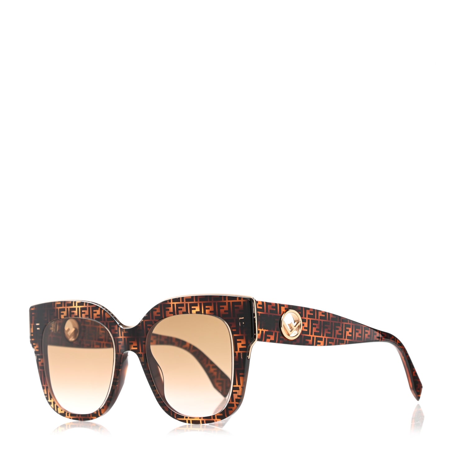Acetate F is Fendi 51mm Cat Eye Sunglasses FF 0359/S Tortoise Camouflage