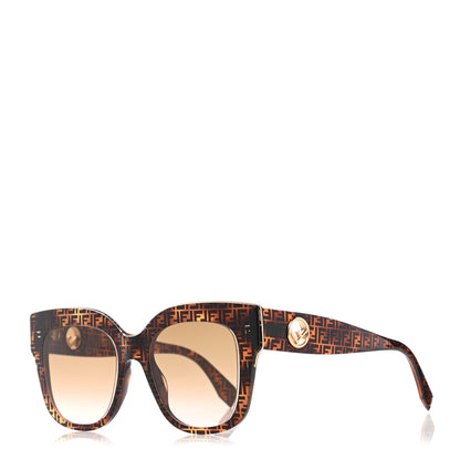 Fendi Acetate F is Fendi 51mm Cat Eye Sunglasses FF 0359/S Tortoise Camouflage 1 of 7