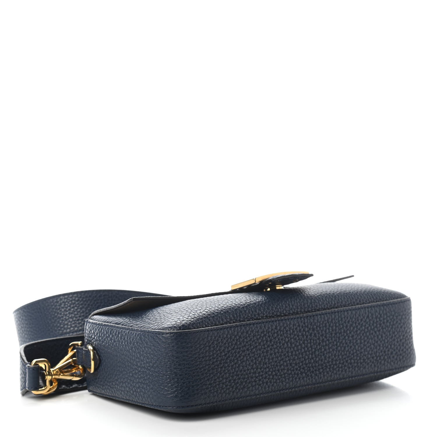 Fendi Cuoio Romano Selleria Baguette Dark Blue 4 of 9