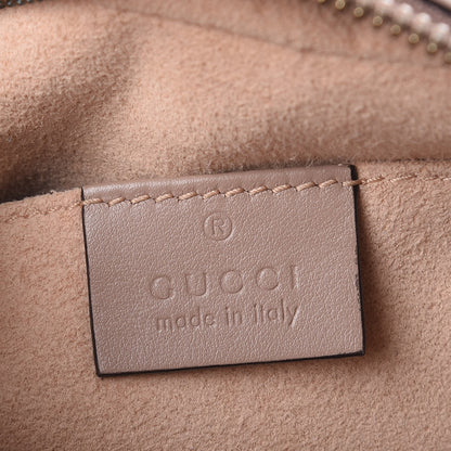 Gucci Calfskin Matelasse Small GG Marmont Chain Shoulder Bag Taupe 6 of 9