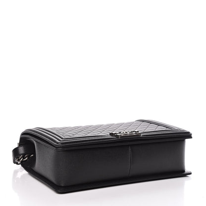 Chanel Caviar Quilted Large Boy Flap Black 4 of 12