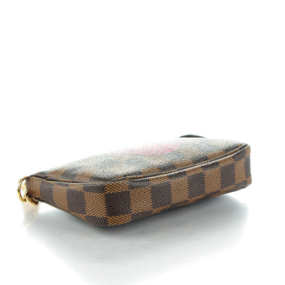 Louis Vuitton Damier Ebene Complice Trunks and Bags Mini Pochette Accessories Red 4 of 7