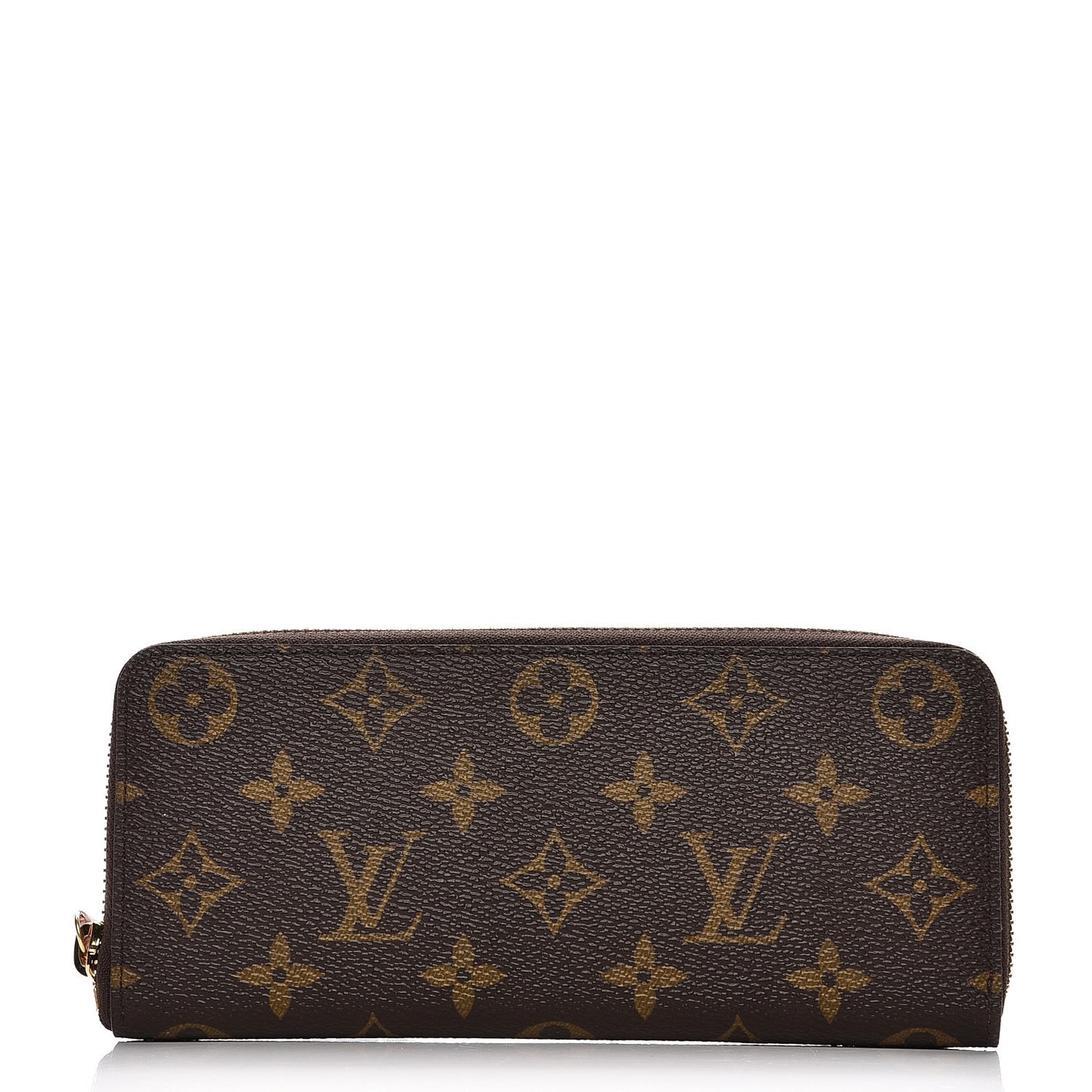 Monogram Clemence Wallet Rose Ballerine