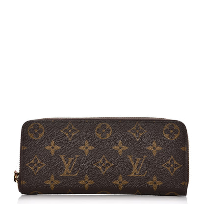 Louis Vuitton Monogram Clemence Wallet Rose Ballerine 1 of 8