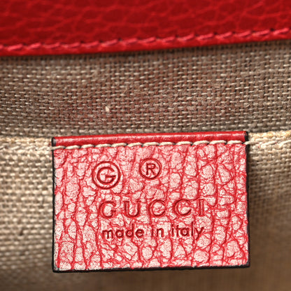 Gucci Dollar Calfskin Small Interlocking G Shoulder Bag Red 7 of 11