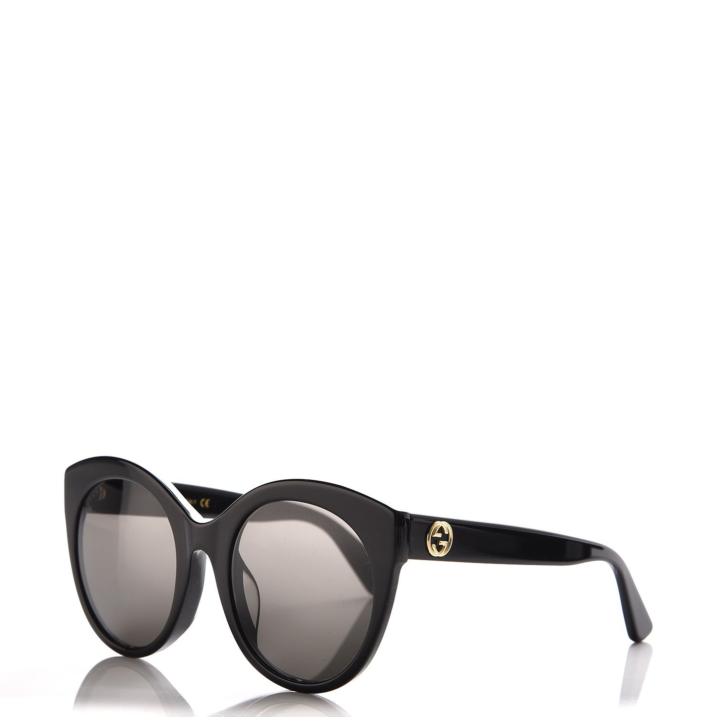 Round GG Sunglasses GG0028SA Black