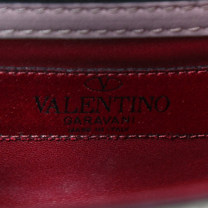 Valentino Garavani Vitello Small Glam Lock Rockstud Flap Light Ivory Water Rose Marine Rubin 7 of 13