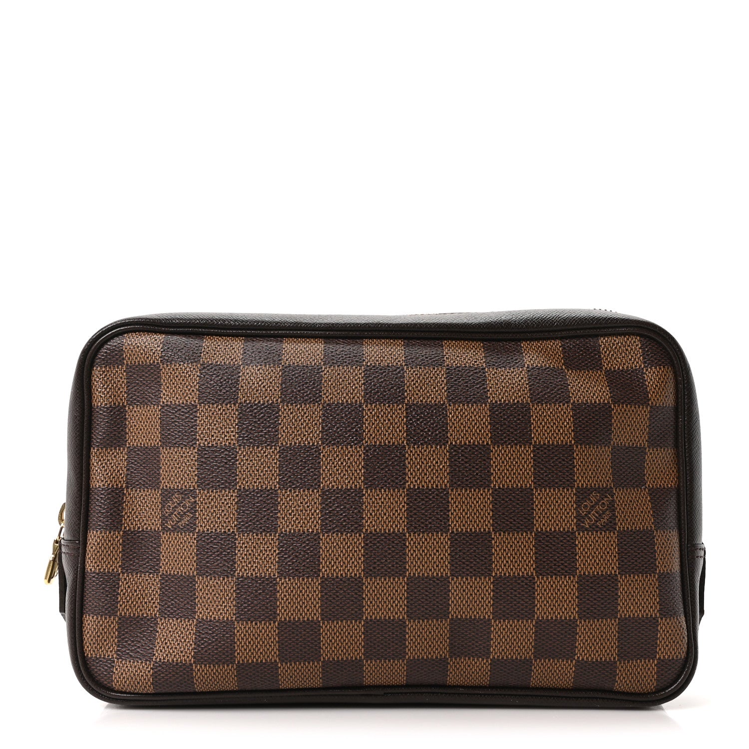 バッグ LOUIS VUITTON DAMIER EBENE TROUSSE PORCH Louis Vuitton Damier Ebene Trousse Toilette 28 1817169 – FASHIONPHILE