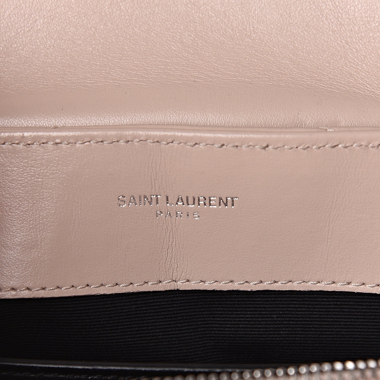 Saint Laurent Calfskin Y Quilted Monogram Small Loulou Chain Satchel Nude Powder 6 of 21