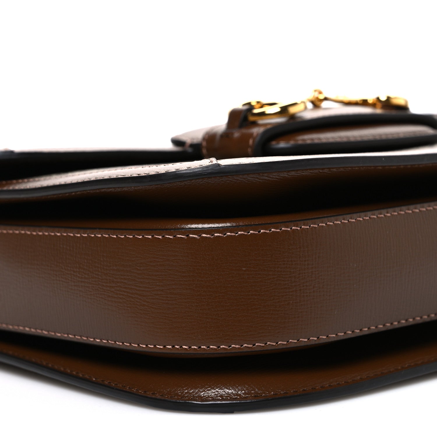 Gucci GG Supreme Monogram Horsebit 1955 Shoulder Bag Beige Brown Sugar 8 of 9