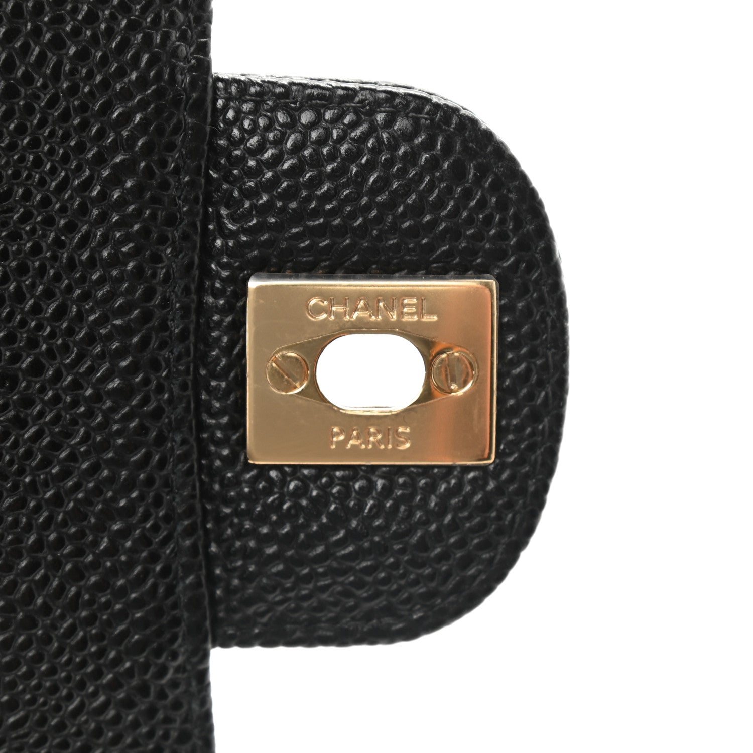 Chanel Caviar Quilted Medium Double Flap Black 8 of 10