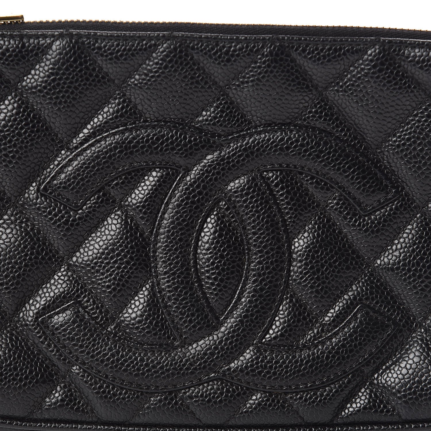 Chanel Caviar Quilted CC Shoulder Bag Black 8 of 11