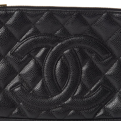 Chanel Caviar Quilted CC Shoulder Bag Black 8 of 11